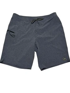 RUSTY Shorts Mens 40 Blue Swim Surf Board Quick Dry Drawstring Casual - Picture 1 of 7