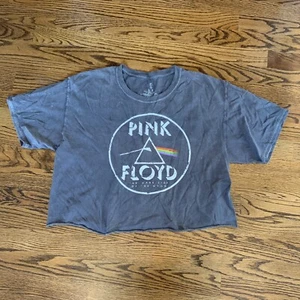 Pink Floyd The Dark Side Of The Moon 1973 Tour Mens Tshirt size Large Cut Off - Picture 1 of 7