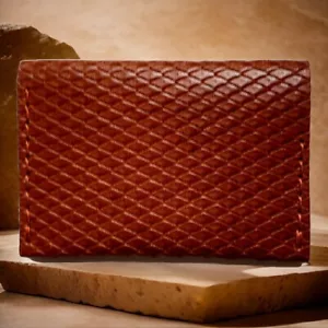 Stylish practical accessory. Wallet made of cattle leather embossed with python - Picture 1 of 12