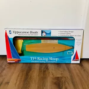 Tippecanoe Boot Bausatz Modell T15 Racing Sloop Segelboot Bausatz Linie vom Ufer - Bild 1 von 17