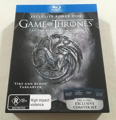 Game of Thrones - Collector's Edition Coasters | No Blu-Ray Included | Like-New - Image 1 of 3