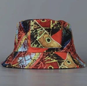 Abstract Art Print Bucket Hat, One Size, Unisex, Beach, Sun, Fishing, USA, NWT - Picture 1 of 4
