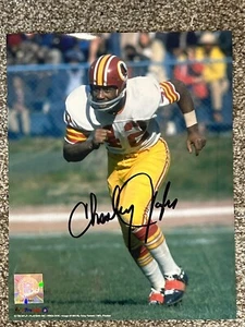 Charley Taylor Washington Redskins Signed from Card Show  8x10 Picture HOF - Picture 1 of 3