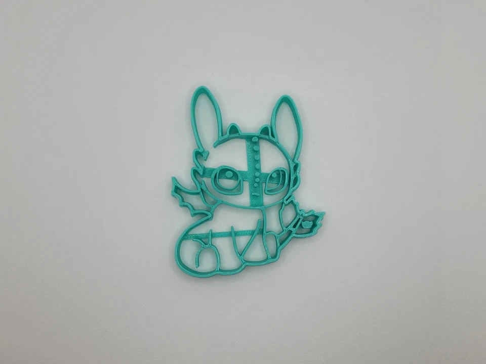 Disney Ohnezahn Ausstecher Förmchen Drachenzähmen leicht gemacht train Dragon - Bild 1 von 1