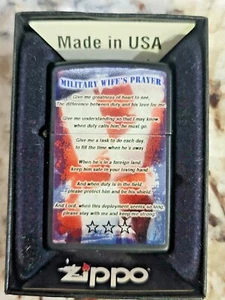 Neu im Karton Zippo 28315 Military Wife Prayer Limited Edition 2012 in OVP - Bild 1 von 4