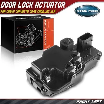 Actuador de bloqueo de puerta para Chevrolet Corvette 05-13 Cadillac XLR 04-09 delantero izquierdo LH Foto 1 de 4