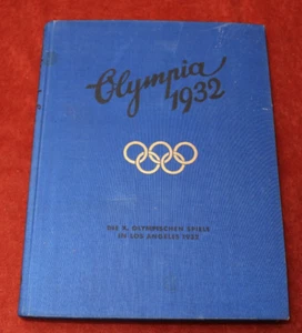 1932 LOS ANGELES OLYMPICS HARDCOVER ALBUM BOOK complete, Z49 - Picture 1 of 17