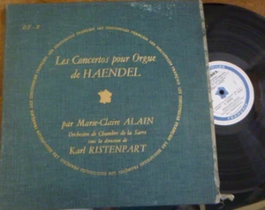 MARIE-CLAIRE ALAIN - RISTENPART / HANDEL / LES DISCOPHILES FRANCAIS DF H - Picture 1 of 1