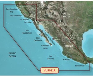Bluechart G2 Vision HD California-Mexico Map - VUS021R for listed compatibles - Picture 1 of 3