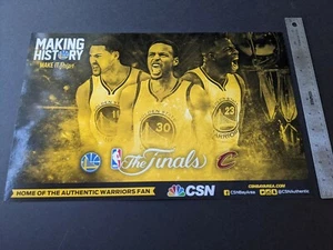 Cheer Card Golden State Warriors 2016 Authentic Fan NBA Finals Steph Klay SGA - Picture 1 of 8