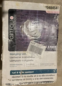 Portfolio Outdoor Calvin Crest 0484541 Hängelaterne Veranda Leuchte NEU!! - Bild 1 von 2