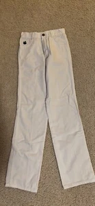 vintage gloria vanderbilt white denim jeans girls 10 - Picture 1 of 2