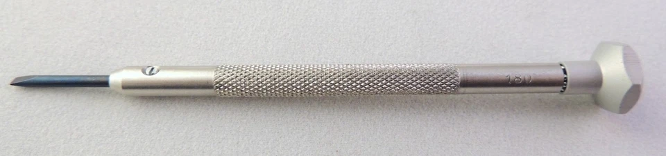 HOROTEC 01.201-180 Precision Screwdriver for Watchmaker ø 1.80 mm swiss made  - Image 1 of 2