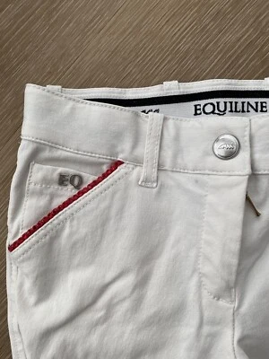 Equiline Reithose Turnierreithose Weiß Größe 34 Xs Strass - Bild 1 von 4