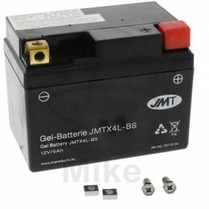 BATTERIA YTX4L-BS GEL JMT PRECARICATA PER SUZUKI 50 AH ADDRESS 1992-1995 - Foto 1 di 1