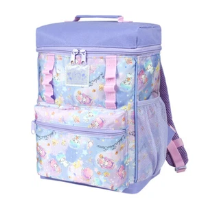 Sanrio Little Twin Stars Kiki & Lara Square Backpack Kids Girls Front pocket New - Picture 1 of 3