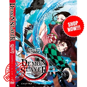DVD Anime Demon Slayer Kimetsu No Yaiba Season 1 Vol.1-26 End Jap/Eng Dubbed - Picture 1 of 12