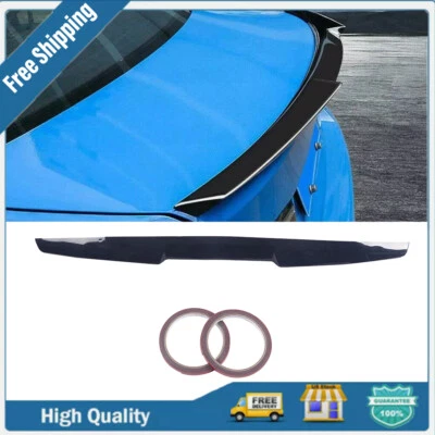 Car Trunk Spoiler Roof Lip Kit, Universal 120CM Black Rear Wing Decorative Strip Foto 1 de 4