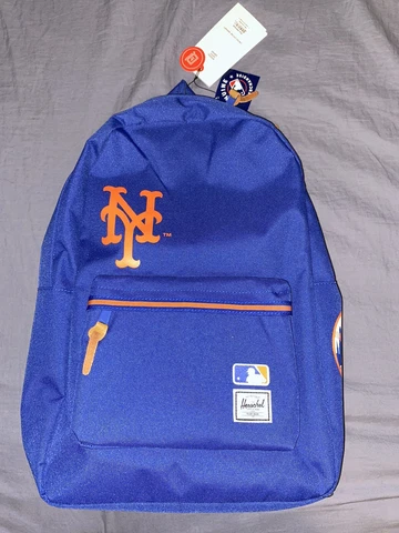 Herschel Supply Co New York METS Heritage Backpack Baseball MLB Blue Orange Cover
