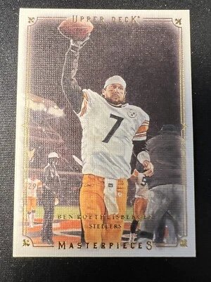 2008 Upper Deck Masterpieces Ben Roethlisberger #7 - Image 1 of 2