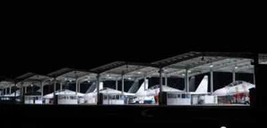 Hangar da combattimento per uso generale stampato in 3D 1/144/72 kit modello non verniciato - Foto 1 di 7