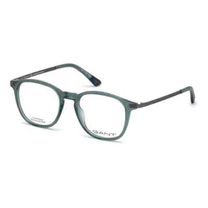 GANT GA3174 020 Clear Gray Round Plastic Eyeglasses Frame 49-18-140 - Picture 1 of 2