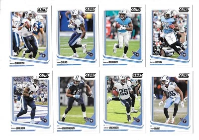 2018 SCORE FOOTBALL TENNESSEE TITANS TEAM SET (15) MARIOTA,HENRY,WALKER,5 RC'S - Image 1 of 2