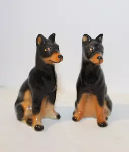 Set shaker sale e pepe vintage Doberman Pincsher / Giappone - Foto 1 di 5