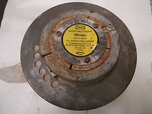 TB WOODS SVS92C4 ADJUSTABLE SHEAVE, 7"-9.2" PD 2.375" BORE 4 GROOVE - 9.56" OD  - Picture 1 of 4