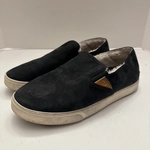 Zapatillas informales sin cordones negras Olukai Pehuea Heu para mujer talla 10 forradas de piel de oveja - Imagen 1 de 10