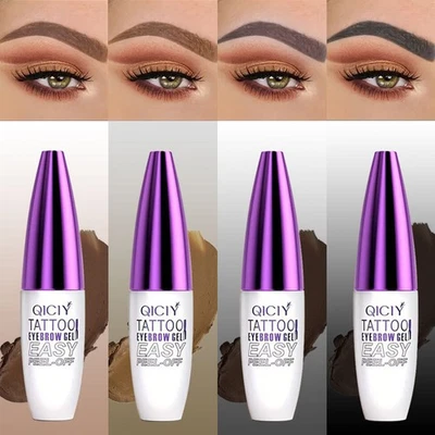 Peel Off Eyebrow Gel Enhancers Cream Eyebrow Color Gel Tint Dye Semi-permanent ↷ - Image 1 of 4