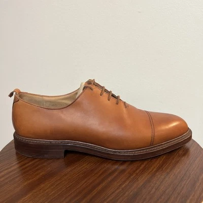 Crockett & Jones Brooks Brothers Black Fleece Exclusive Brown Leather Oxfords 11 - Image 1 of 4