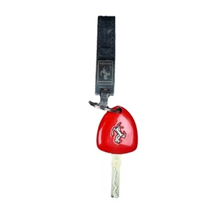 OEM FERRARI 458 599 FF 612 California KEY REMOTE FOB 3 BTN TRW Red w/ Keychain - Picture 1 of 7