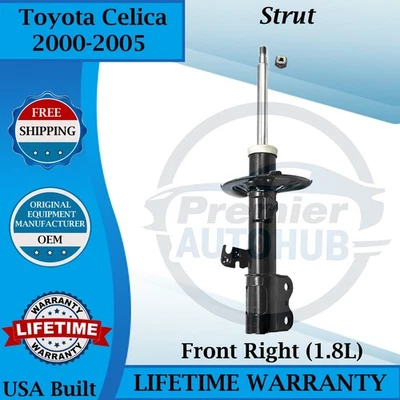 Apoio de suspensão dianteiro direito fabricante de equipamento original Monroe para Toyota Celica 2000-2005 garantia vitalícia - Imagem 1 de 4