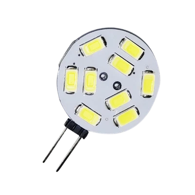 10 Pack Dimmable LED Light Bulb G4 DC12V 5730SMD 9leds for Boat Yacht - Image 1 of 4