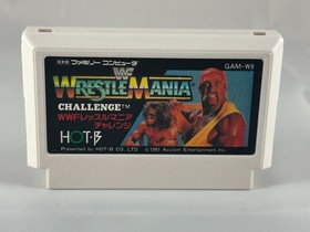 WWF Wrestle Mania Challenge Nintendo Famicom FC Japan US Seller