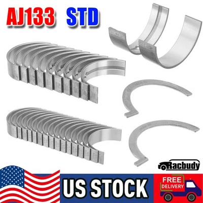 Kit de rodamientos principales y de varilla AJ133 + arandelas de empuje para Land Rover Jaguar 5,0 L V8 508 CV Foto 1 de 4