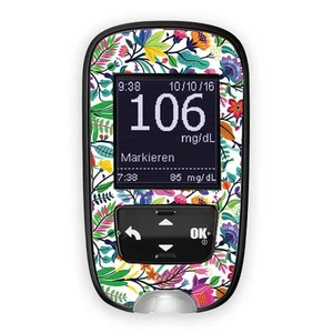 Aufkleber / Accu-Chek Guide Sticker - Happy Flowers | Diasticker® - Picture 1 of 1