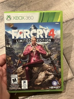 Far Cry 4: Limited Edition (Microsoft Xbox 360, 2014) CASE + MANUAL ONLY - Image 1 of 4