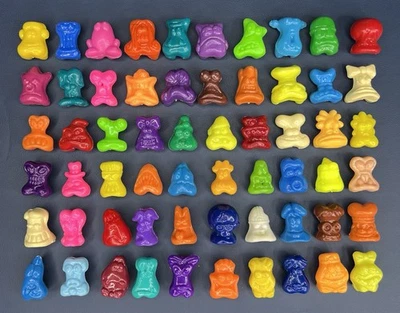 Crazy Bones Original Series 1 Complete Classic Set of 60 Figures Including Eggy - Image 1 of 4