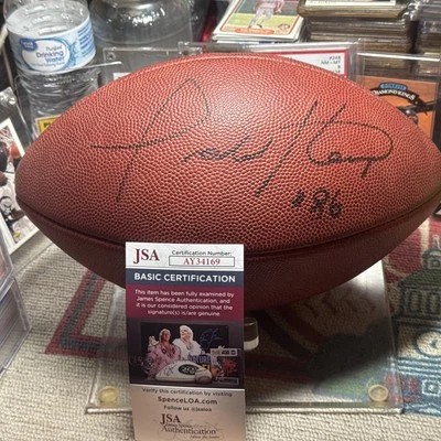 Fútbol americano oficial de la NFL Wilson firmado por Todd Heap - JSA Foto 1 de 4