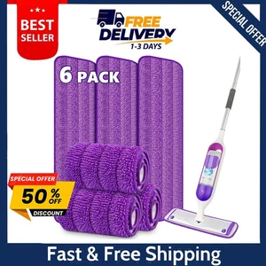 "6er Pack Wiederverwendbare Swiffer Power Mop Pads - Mikrofaser Nachfüllpackungen für Swiffer Mop" - Bild 1 von 5