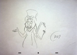 Lápiz conejo producción dibujado a mano The Many Adventures of Winnie the Pooh - Imagen 1 de 2