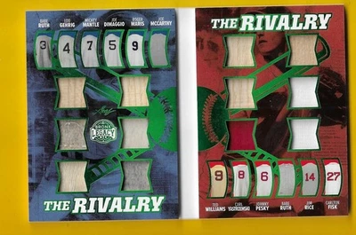 DA109304 2025 Bronx Legacy Rivalry JERSEY BAT Ruth Gehrig Mantle Yaz+Booklet 1/5 - Image 1 of 2