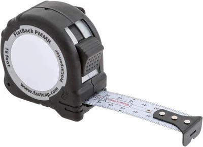 FastCap ProCarpenter Metric/Metric Reverse Flatback Measuring White, Black  - Image 1 of 3