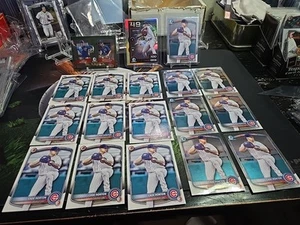 Cade Horton 18 Card Bowman Chrome Prospect Lot Blackjack Top 100 Cubs - Bild 1 von 6
