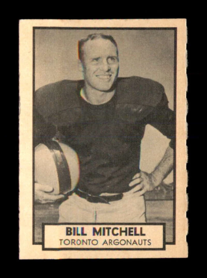 1962 Topps CFL #140 Bill Mitchell  NM/NM+ X2486507 - Image 1 of 3