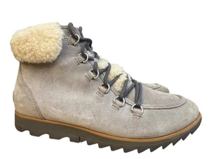 Sorel Harlow kuschelige wasserdichte Damen-Winterstiefeletten zum Schnüren Größe 8,5 - Bild 1 von 8
