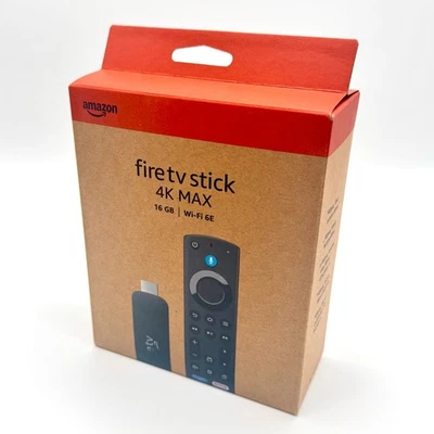 AMAZON Fire TV Stick 4K Max (2. Gen) Wi-Fi 6E, 16 GB, NEU, OVP Händler - Bild 1 von 3