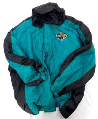 Jacksonville Jaguars Hooded Convertible EMBROIDERED 2XL Jacket - Image 1 of 4
